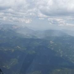 Flugwegposition um 11:29:18: Aufgenommen in der Nähe von Veitsch, St. Barbara im Mürztal, Österreich in 2571 Meter
